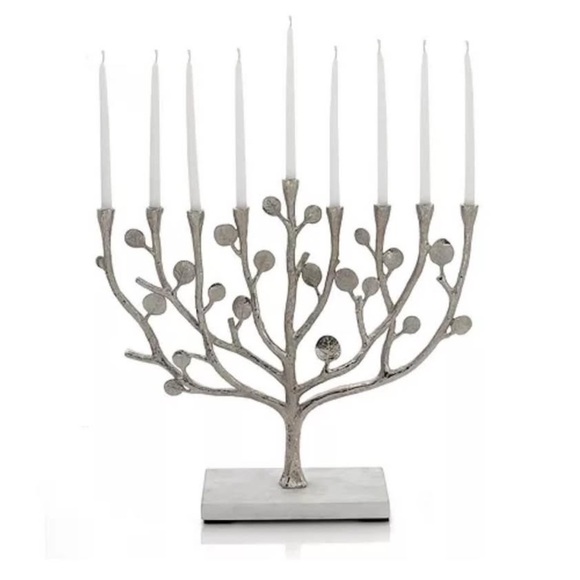 Brand new in box Michael Aram menorah - botanical leaf - Picture 1 of 1